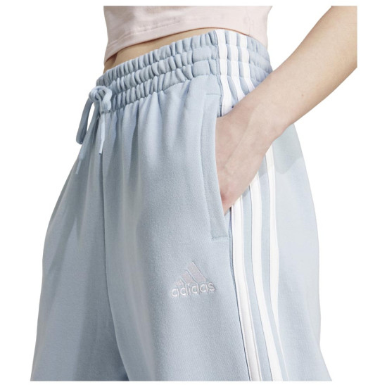 Adidas Γυναικείο παντελόνι φόρμας Essentials 3-Stripes French Terry Loose-Fit Pants